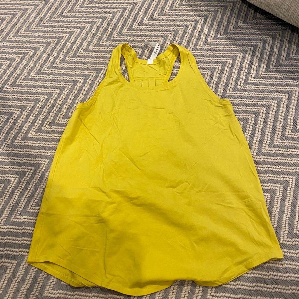 Yellow Lulu Lemon Tank